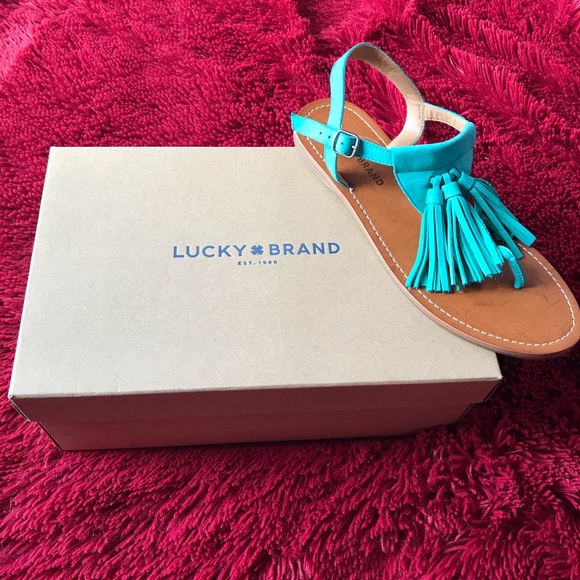 NEW LUCKY BRAND SANDALS - Picture 1 of 4